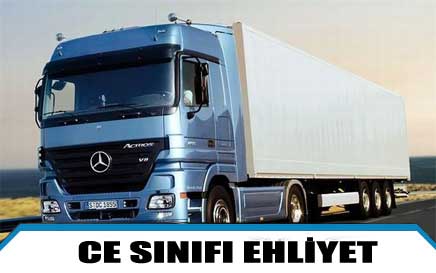 CE Sınıfı  (TIR) Ehliyeti